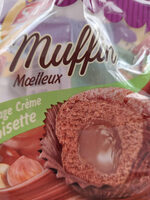muffin fourrage crème noisette