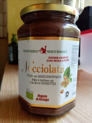 Nocciolata front packaging