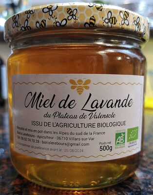 Miel de lavande du Plateau de Valansole front packaging