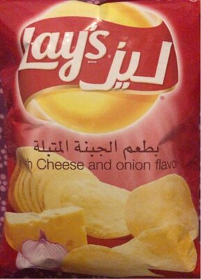 chips lays cheese onion