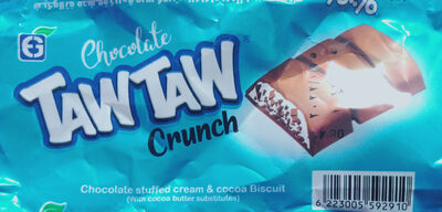 chocolate taw taw crunch