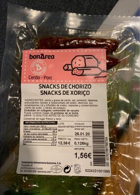 Snacks de Chorizo