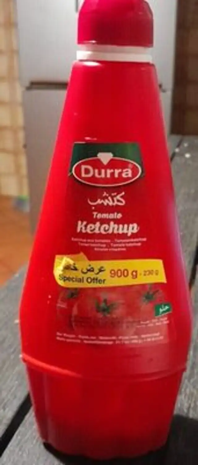 Durra tomato ketchup front packaging