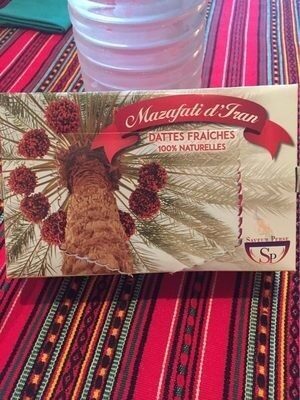 Dates fraiches front packaging