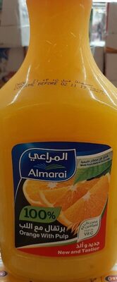 Jus d'orange avec pulpe