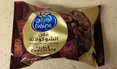 Triple chocolate muffin