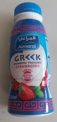 شراب الزبادي اليوناني قليل الدسم فراولة