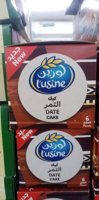 L'usine date cake front packaging