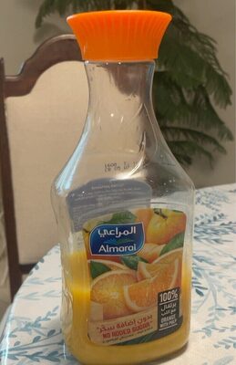 Orange with pulp juice