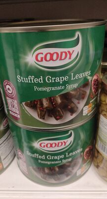 Goody stuffed grape leaves pomegranate syrup