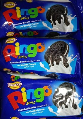 Chocolate Biscuits with Vanilla Cream