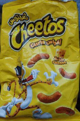 Cheese flavor corn puffs