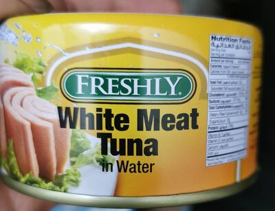 Freshly white meat tuna