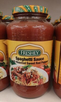 Spag Sauce Roasted Sweet Red pepper 2yrs prod