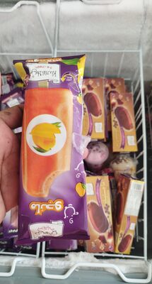 Mango ice cream stick front packaging