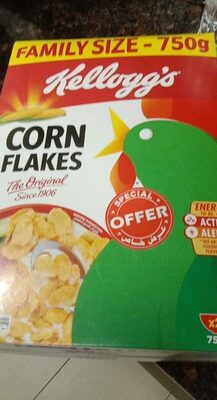 Corn flakes front packaging