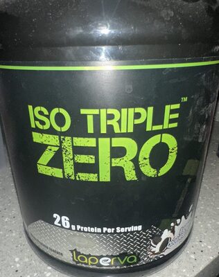 ISO TRIPLE ZERO PROTEIN front packaging
