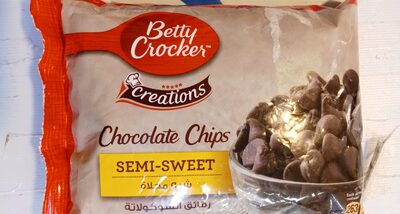 Betty crocker chocolate semi sweet في ٥٠ غرام ٢٦٣ سعرة حرارية