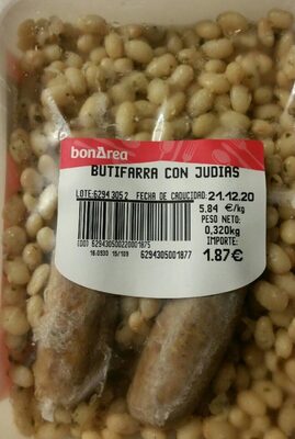 Butifarra con judías