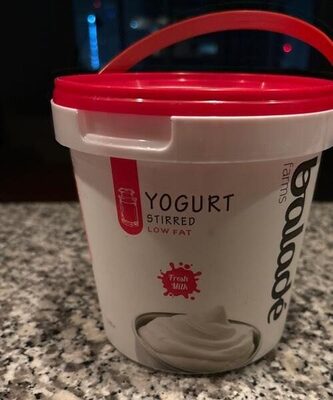 Yogurt stirred low fat