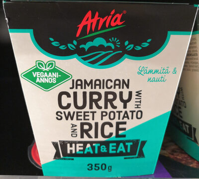 Jamaican curry with sweet potato and rice