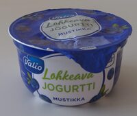 Lohkeava jogurtti mustikka