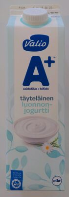 A+ täyteläinen luonnonjogurtti