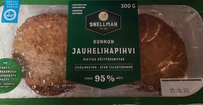 Kunnon jauhelihapihvi