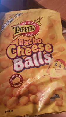 Nacho Cheese Balls front packaging
