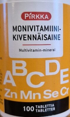 Monivitamiini-kivennäisaine front packaging