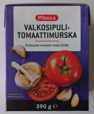 Valkosipuli-Tomaattimurska