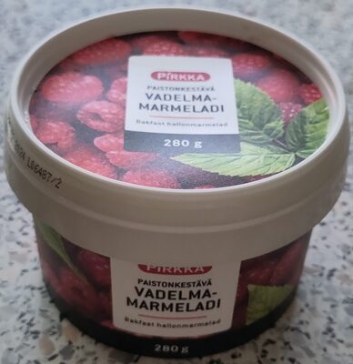 Paistonkestävä vadelmamarmeladi