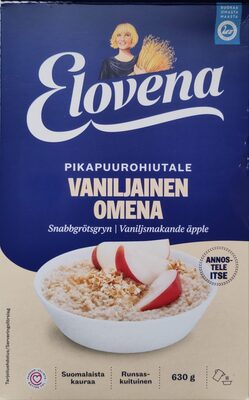 Vaniljainen Omena pikapuurohiutale