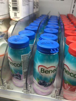 Yogurt drink blueberry front packaging