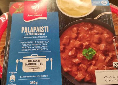 Palapaisti ja perunamuusi