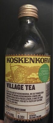 Village tea front packaging