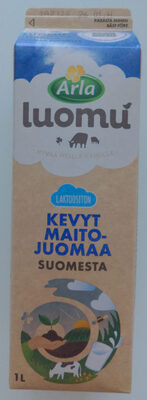 Luomu laktoositon kevytmaitojuoma