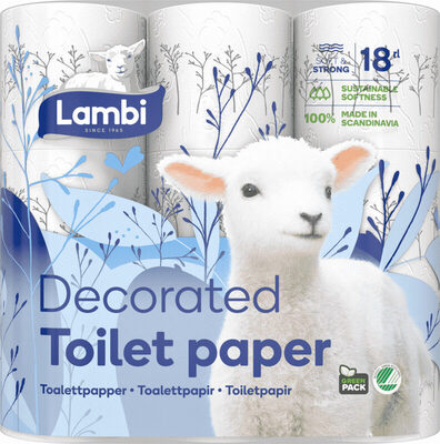 Lambi Toalettpapir 18pk Decor