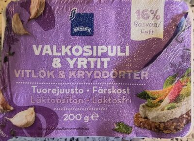 Valkosipuli & Yrtit Tuorejuusto