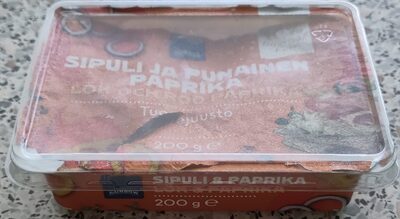 Sipuli ja punainen paprika