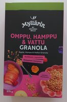 Omppu, hamppu & vattu granola
