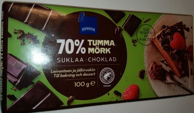 Tumma Leivontasuklaa 70%