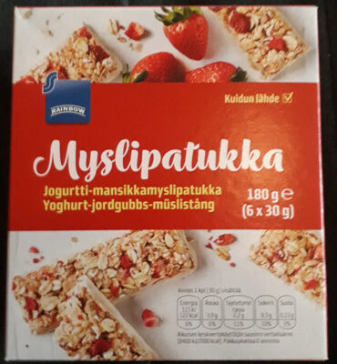 Jogurtti-mansikkamyslipatukka