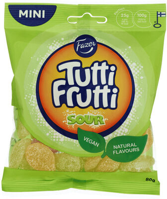 Fazer Tutti Frutti Sour 80g