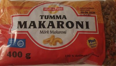 Myllyn paras Tumma makaroni front packaging
