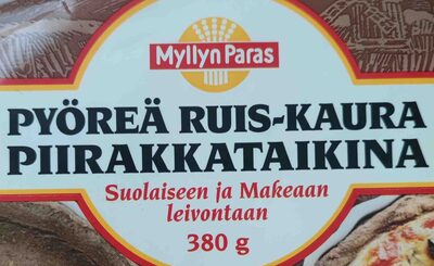 Ruis-kaura piirakkataikina