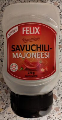 Vegaaninen Savuchilimajoneesi front packaging