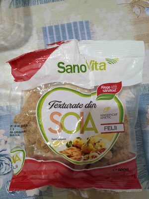 Texturate din soia felii