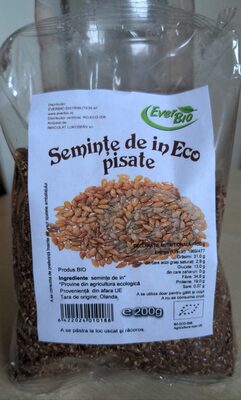 Semințe de in Eco pisate