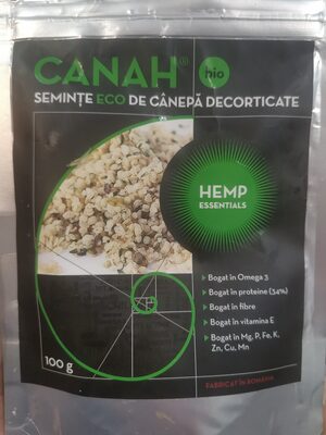 Semințe eco de cânepă decorticate